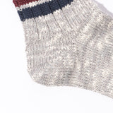 Stripes short slub socks
