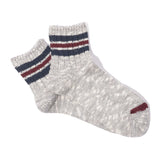 Stripes short slub socks