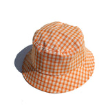 Stitched Gingham Hat