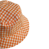Stitched Gingham Hat