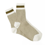 Tuck Cuff Stripe Half
