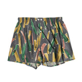 Hemp Cotton Brushed Pattern Boxer