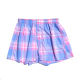 Fine Plaid Pattern Boxer