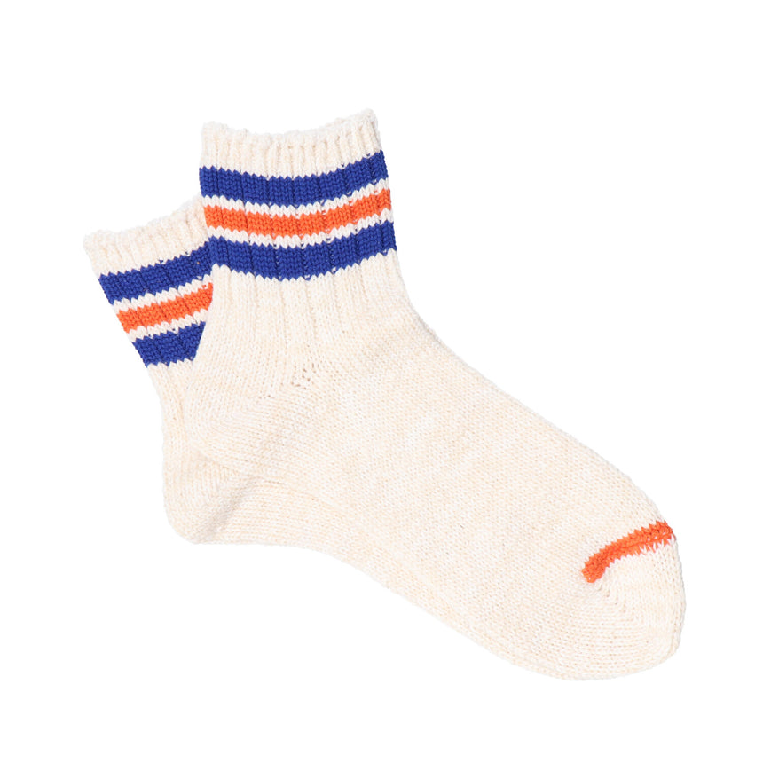Stripes short slub socks