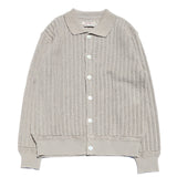 Crochet Polo Cardigan