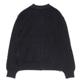 Crochet Polo Cardigan