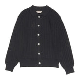 Crochet Polo Cardigan