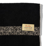 Large - Native Motif Cotton Pile Blanket - Black
