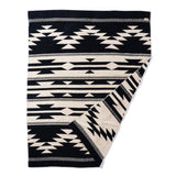 Large - Native Motif Cotton Pile Blanket - Black