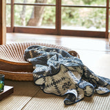 4 layers Gauze Blanket - Navy