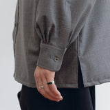 Signature Shirt - Super100's Wool - Grey