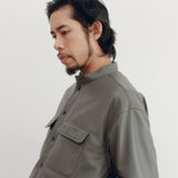 “JAMES” CLASSIC BAND COLLAR SHIRT