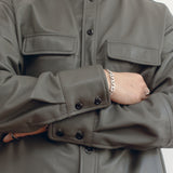 “JAMES” CLASSIC BAND COLLAR SHIRT