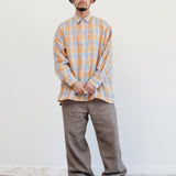 Signature Shirt - Madres Linen - Orange