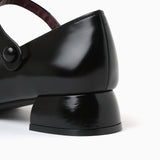 Square Toe Strap Heels