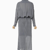 Mishima Karatsu Floral Drape Dress