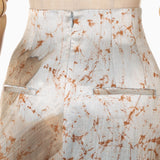Hand Painted Tucked Waist Skirt