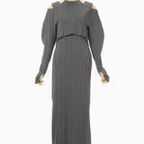 Rib OC 2-Piece Dress