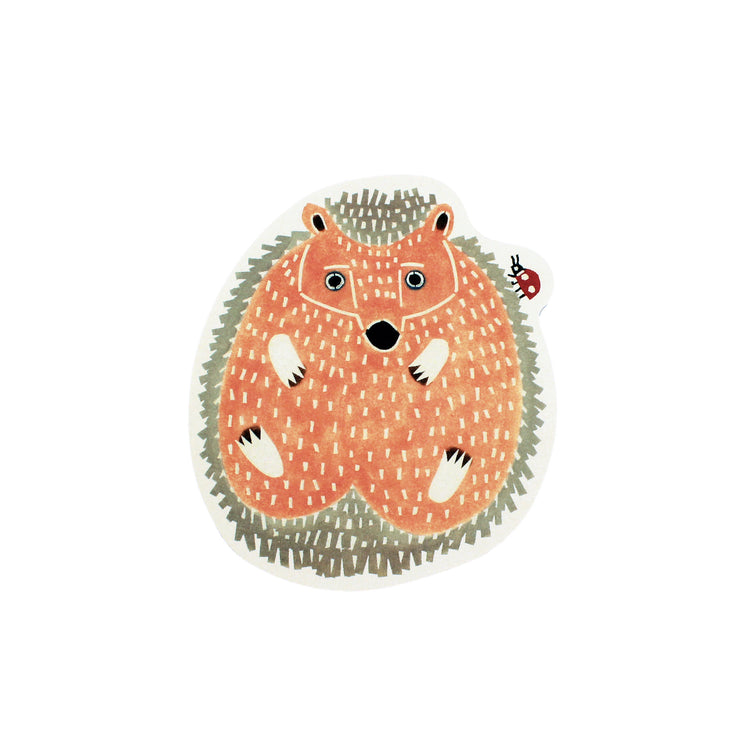 Hedgehog - mini die cut card