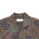 Paisley patchwork Open collar Shirt