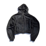 WASHED ZIP HOODIE