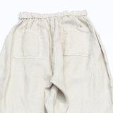 Flax Hemp Side-Slit Pants