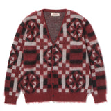 Vintage quilt mohair cardigan
