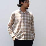 Sheer Gauze Plaid Shirt