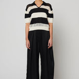 Polo Shirt Openwork Knit