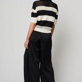 Polo Shirt Openwork Knit