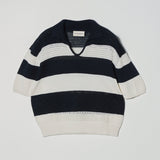 Polo Shirt Openwork Knit