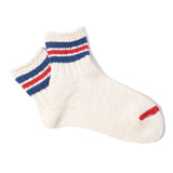 Stripes short slub socks