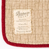 Patchwork Quilt Cover - Red