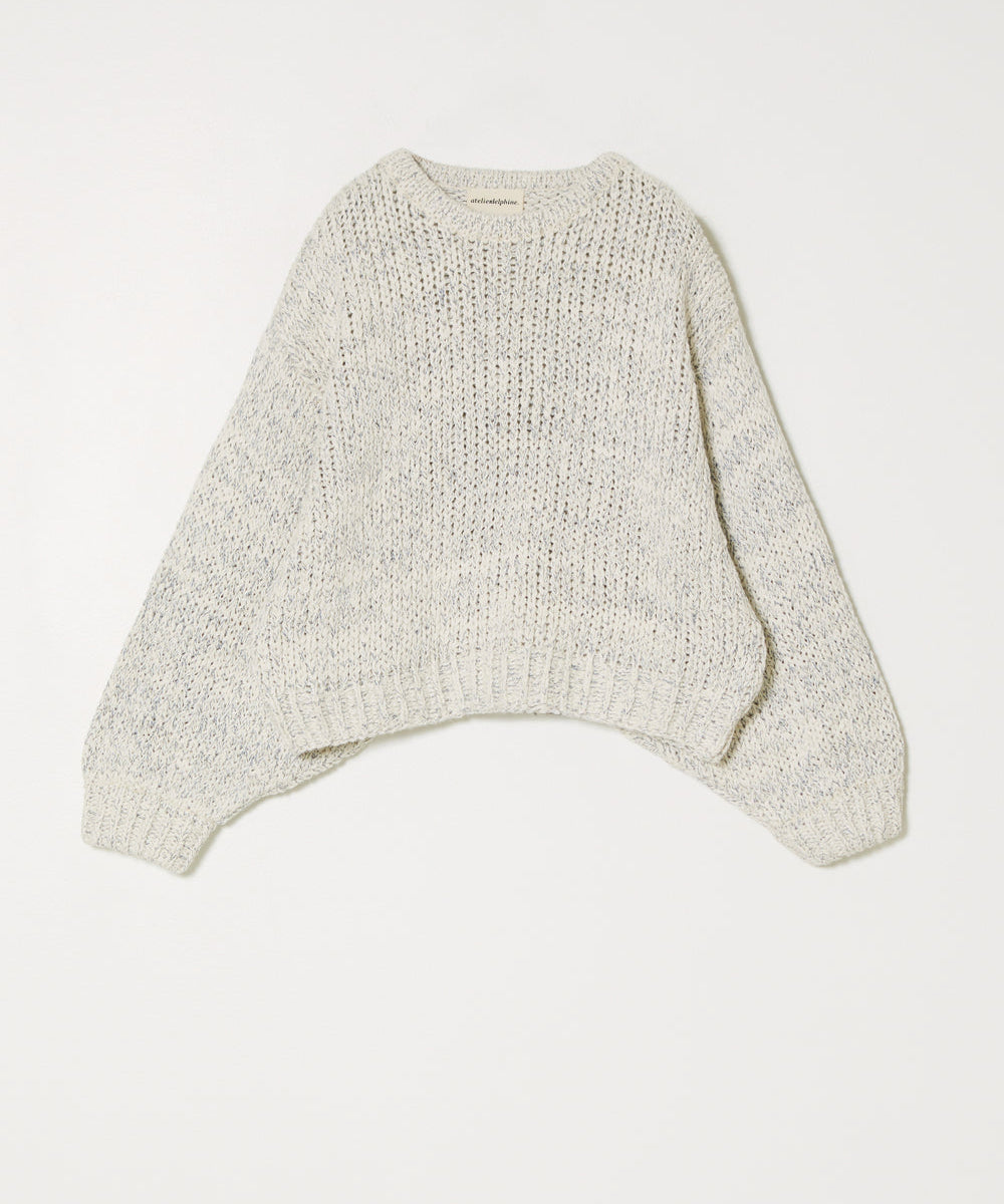 AD Balloon Sleeve Texture Loose Cotton
