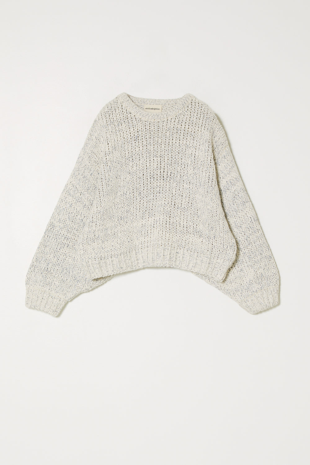 AD Balloon Sleeve Texture Loose Cotton