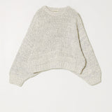 AD Balloon Sleeve Texture Loose Cotton