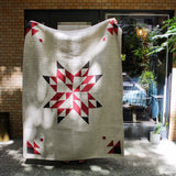 Patchwork Quilt Cover - Ivory