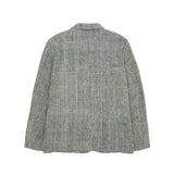 CHAMBRAY CRAFTED OVERSIZED JACKET