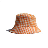 Stitched Gingham Hat