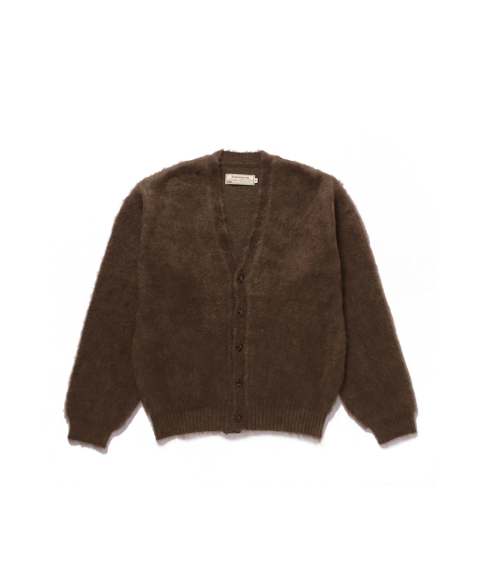 Solid mohair cardigan