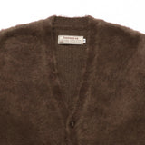 Solid mohair cardigan