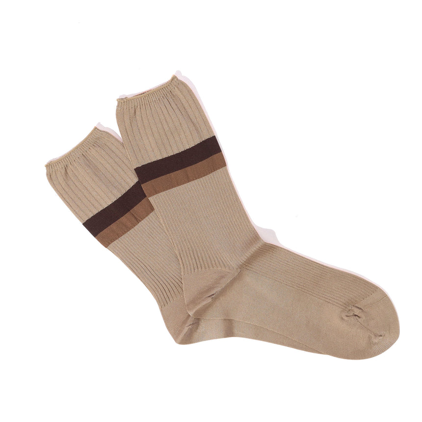 Cupro Stripe Socks
