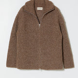Alpaca Rib Cardigan