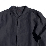 Hemp Open Collar Shirt