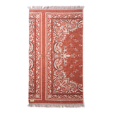 Bandana Cotton Pile Blanket - Red