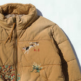 Embroidery Puffed Jacket