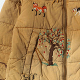 Embroidery Puffed Jacket