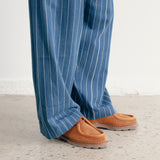 INDIGO YARN DYED HANDSPUN DENIM CLASSIC TROUSER