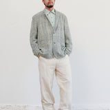 CHAMBRAY CRAFTED OVERSIZED JACKET