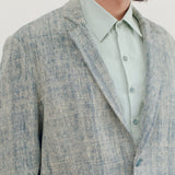 CHAMBRAY CRAFTED OVERSIZED JACKET